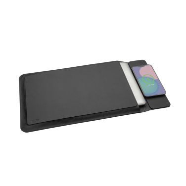 Logo trade promotional merchandise photo of: Swiss Peak 15W magnetic charging laptop sleeve 14-15,6"