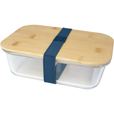 Logo trade corporate gifts picture of: Roby glass lunch box with bamboo lid