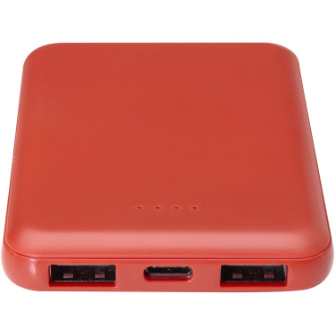 Logo trade advertising products image of: Asama 5000 mAh Type-C recycled plastic power bank