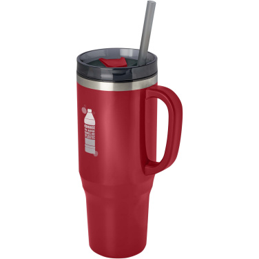 Logotrade promotional items photo of: Melbourne 1200 ml RCS certified insulated tumbler with straw