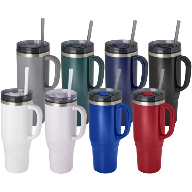 Logotrade business gifts photo of: Melbourne 1200 ml RCS certified insulated tumbler with straw