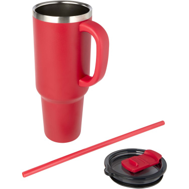 Logo trade promotional giveaways picture of: Sydney 1200 ml copper vacuum insulated tumbler with straw