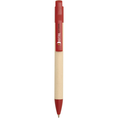 Logotrade business gifts photo of: Liliana sugarcane paper ballpoint pen (blue ink)