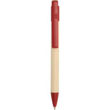 Logo trade corporate gifts picture of: Liliana sugarcane paper ballpoint pen (blue ink)