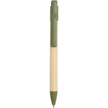 Logotrade promotional giveaways photo of: Liliana sugarcane paper ballpoint pen (blue ink)