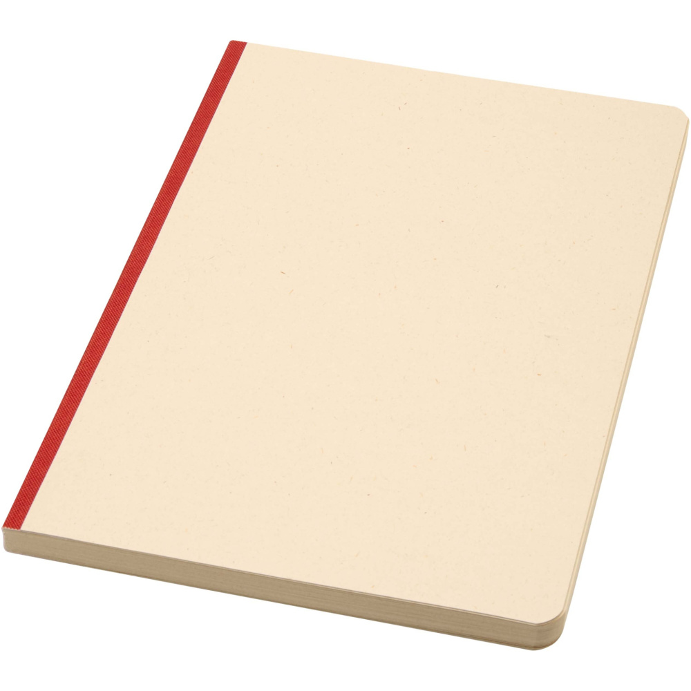Logotrade promotional merchandise photo of: Liliana A5 sugarcane and RPET soft cover notebook