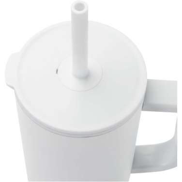 Logotrade promotional item image of: Brady 900 ml RCS certified insulated tumbler with silicone straw