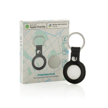Logotrade corporate gift image of: Findmate Dual RCS recycled plastic item finder IPX 5