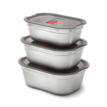 Logotrade promotional gift picture of: Black+Blum Mealprep Box 3pcs Set Small, Medium, Large