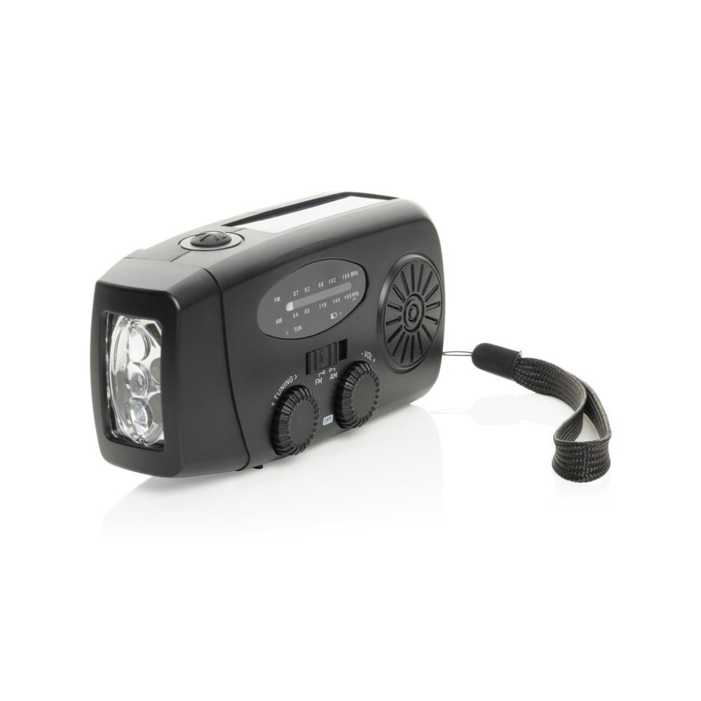 Logo trade advertising product photo of: RescueWave RCS recycled plastic emergency radio
