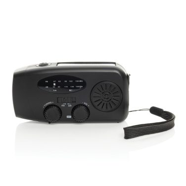 Logo trade promotional giveaways image of: RescueWave RCS recycled plastic emergency radio