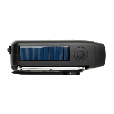 Logo trade promotional products picture of: RescueWave RCS recycled plastic emergency radio