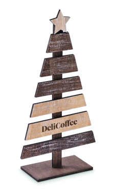 Logo trade corporate gifts picture of: Wooden Christmas tree