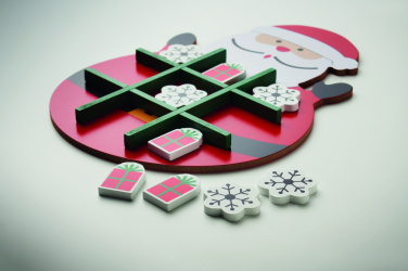 Logotrade promotional giveaway picture of: Christmas wooden tic tac toe