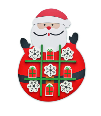 Logo trade promotional items picture of: Christmas wooden tic tac toe