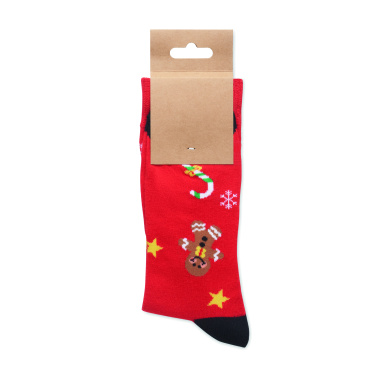 Logo trade advertising products picture of: Pair of Christmas socks M