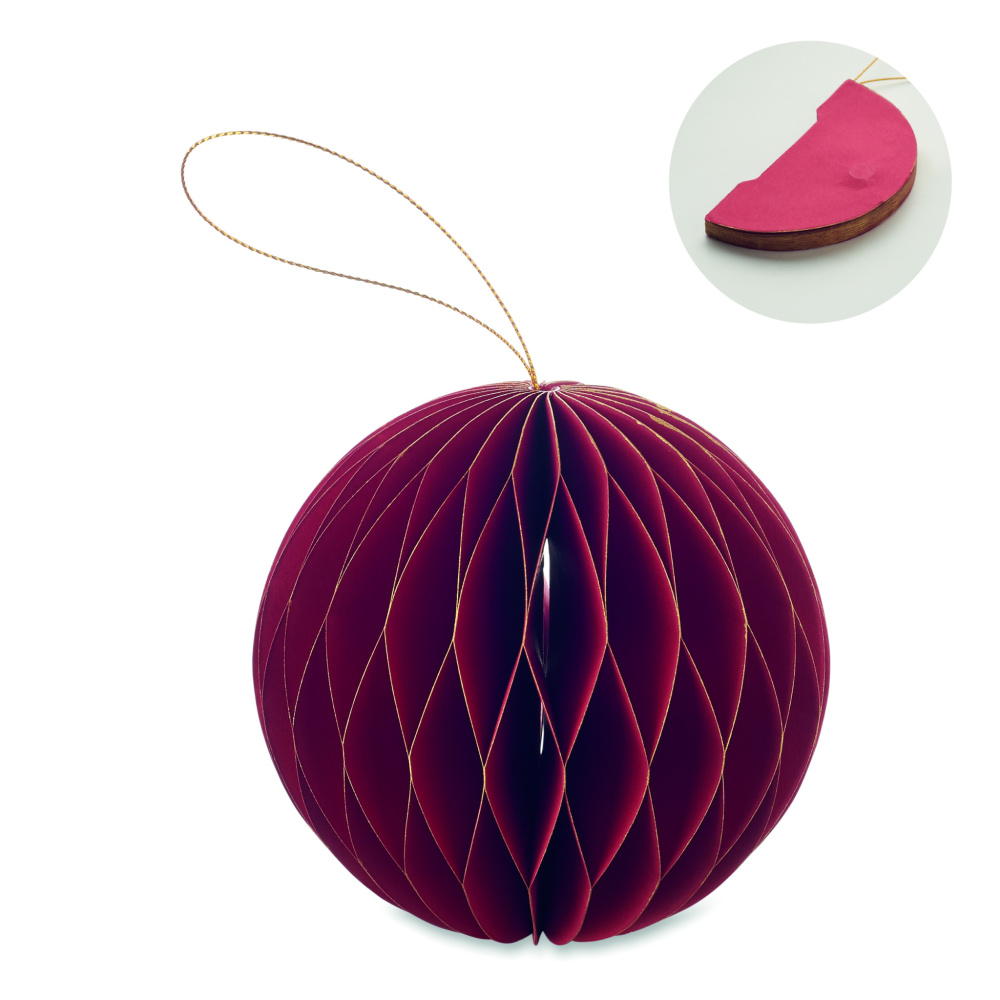 Logotrade promotional items photo of: Foldable  XMAS bauble hanger