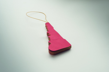 Logo trade business gift photo of: Christmas paper tree hanger