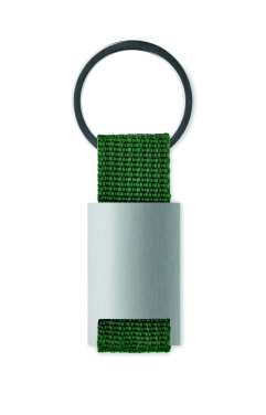 Logotrade promotional giveaway picture of: Metal rectangular key ring Espoo