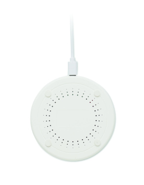 Logo trade corporate gifts picture of: Cork wireless charger 15W