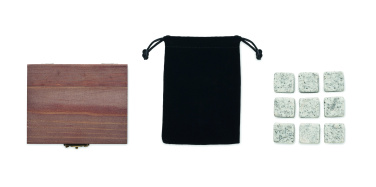 Logotrade promotional merchandise picture of: 9 stone ice cube set in box