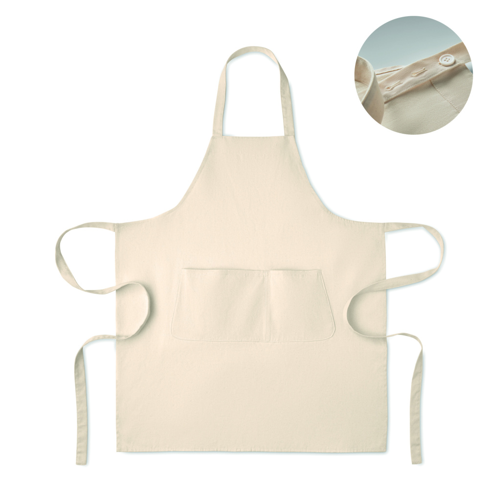 Logo trade corporate gifts image of: Organic cotton apron 240 gr/m²