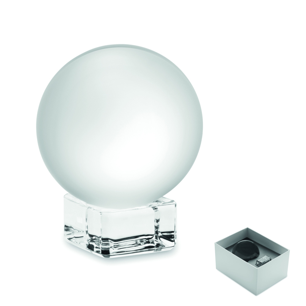 Logotrade corporate gift image of: Glass round award