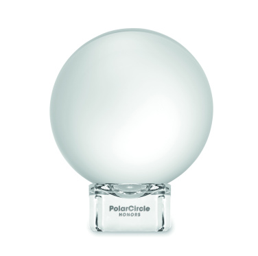 Logo trade business gifts image of: Glass round award