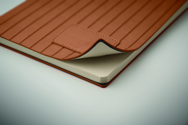 Logotrade promotional giveaway image of: A5 notebook in smokey PU