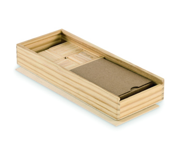 Logo trade promotional products image of: Domino and cards set