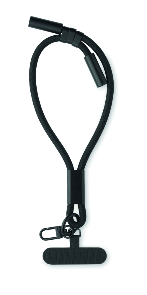 Logo trade promotional gift photo of: Charging phone wrist strap 60W