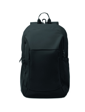 Logo trade corporate gifts image of: 15" soft PU laptop backpack