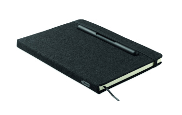 Logotrade promotional item picture of: A5 notebook with phone holder