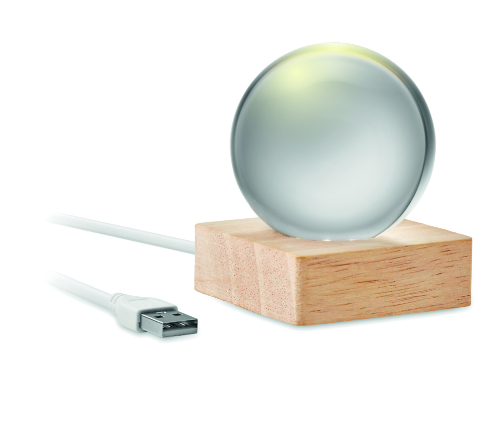 Logotrade promotional item picture of: LED glass ball