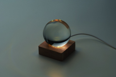 Logo trade promotional giveaways picture of: LED glass ball