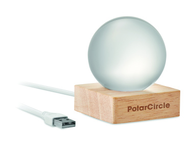 Logo trade corporate gifts picture of: LED glass ball