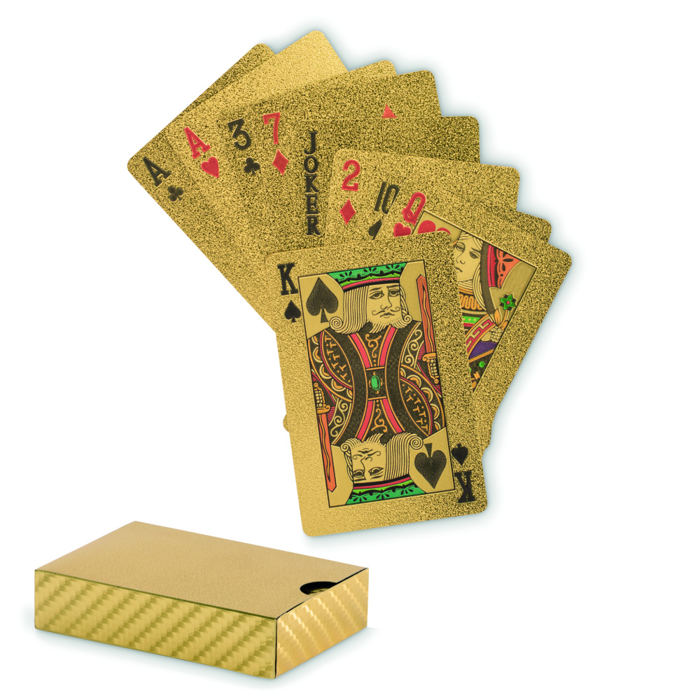 Logo trade promotional gifts image of: Waterproof playing cards
