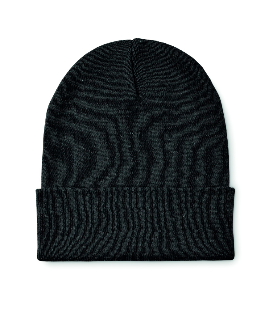 Logo trade promotional product photo of: Knitted beanie with cuff