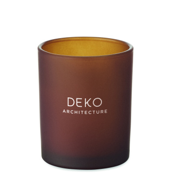 Logo trade promotional items picture of: Plant based wax candle 80 gr