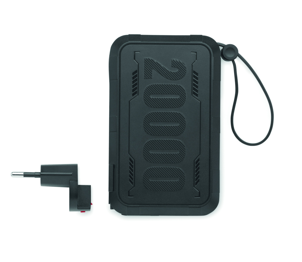 Logo trade promotional merchandise picture of: Power bank 20000 mAh in ABS