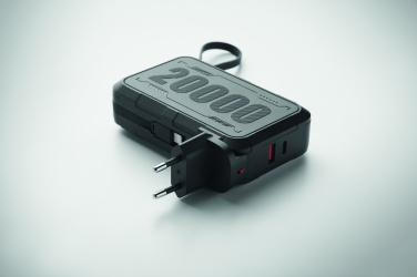 Logo trade promotional giveaways picture of: Power bank 20000 mAh in ABS