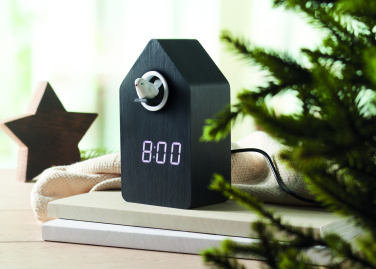 Logotrade corporate gift picture of: MDF cuckoo alarm clock