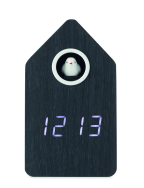 Logotrade advertising product picture of: MDF cuckoo alarm clock
