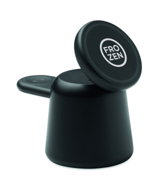 Logotrade promotional gift image of: 3 in 1 wireless charger 15W