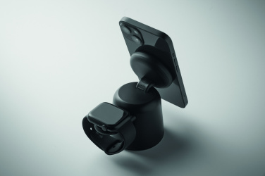 Logo trade promotional giveaways image of: 3 in 1 wireless charger 15W