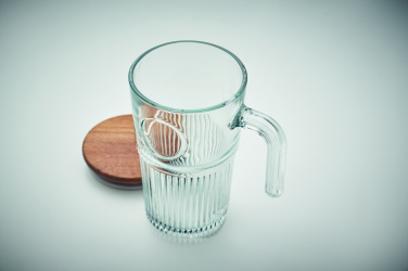 Logo trade promotional gift photo of: Glass mug 450ml