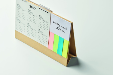 Logotrade corporate gifts photo of: Desk calendar with memo pad