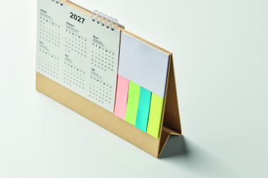 Logotrade promotional merchandise image of: Desk calendar with memo pad