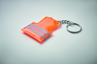 Logotrade promotional merchandise image of: Key ring with reflecting vest Jekabpils