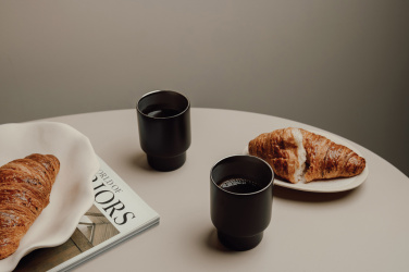 Logo trade advertising products picture of: VINGA Nagano RCS  recycled SS mugs, set of 2